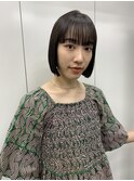 【ミニボブ×ダークグレー】