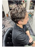 ツーブロックビジネスパーマ