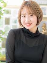 カバーヘア ブリス 志木南口駅前店(COVER HAIR bliss)&nbsp;ハイトーンカラー前下がりショートボブTb8志木20代30代40代