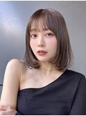 内巻きワンカールで簡単に決まるレイヤーボブ 大人ボブ 5S15