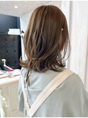 福山人気ブリーチなしミルクティーベージュ10代20代30代艶髪