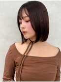 レイヤー/ネビージュ/韓国ヘア/イメチェン/縮毛矯正/新宿
