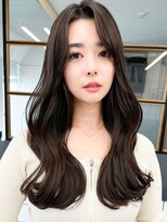 ソア 渋谷(soar)&nbsp;10代20代30代大人可愛い韓国風シースルーバングくびれへア