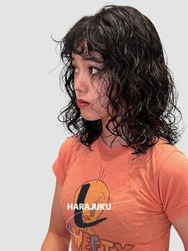 ラレイ ハラジュク(Lalei harajuku) 原宿ウェーブヘアウェーブパーマスパイラルパーマウルフカット