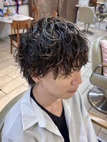 キャンバス バイ ネオリーブ 横浜西口(Canvas by neo.)&nbsp;メンズパーマ　波巻きパーマ　ウルフ　横浜