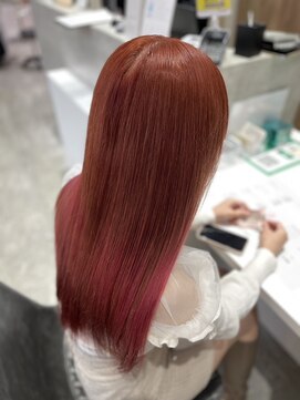 アヴァンス セブンパーク天美 松原店(AVANCE.) チェリーピンク×髪質改善