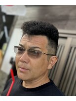 ピシャッとニ代目銀二郎&nbsp;リーゼントパンチパーマ