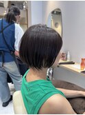 空気感のあるショートボブ