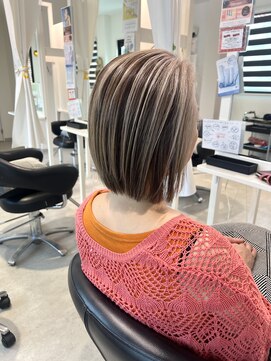 イロアイ(iro I) フェイスフレーミング×白髪ぼかし