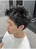 スパイキーショート/黒髪ショート