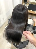 【髪質改善カラー＋アルカリ酸熱トリートメント】最上級のケアを