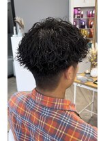 アヴァンス 広島本通店(AVANCE.) MEN’S HAIR/波巻きツイストスパイラル/リバースセンターパート