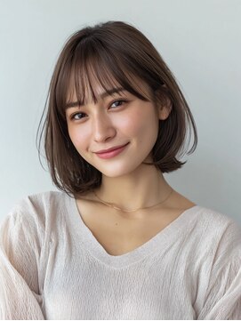 レリーリズ 大阪梅田(Rely Liz) 透明感ベージュボブ