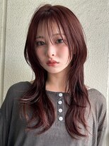 アンアミ シブヤ(Un ami shibuya) Unami】レイヤーカット/ハッシュカット/暖色カラー