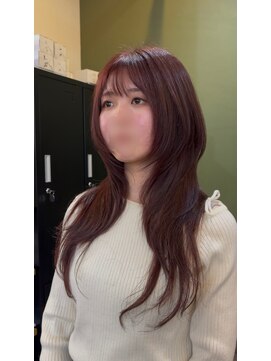 ブランチ(branch) 「周りと差がつく」ピンクスーパーロングウルフ