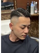 ヒロギンザ 京都本店(HIRO GINZA) サイドパート スキンフェード