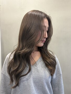 ヘアサロン ムク(HAIR SALON.MuKu) ハイライトくすみベージュ