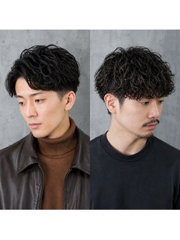 ヒロギンザ 大阪本店(HIRO GINZA)の写真/【国内外43店舗/個室】パーマならHIRO GINZA BARBER SHOP*貴方に似合うをご提案*[大阪駅/梅田駅]