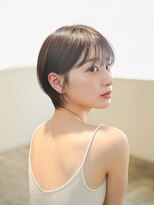 ジーナ 船橋南口(Zina) 髪質改善*ダークパープル丸みショート*韓国*前髪【Zina船橋】