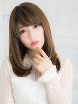 ヘアサロン ナノ(hair salon nano) 清楚系！重めのストレートスタイル