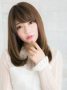 ヘアサロン ナノ(hair salon nano) 清楚系!重めのストレートスタイル