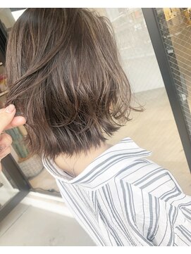 フィゼル 福島店(fizelle) お洒落ハイライトボブ＊いけもとみお