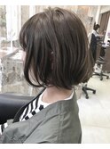 お客様フォト。グレージュカラー♪