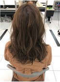 本日のお客様【富雄nao*c】マロンベージュゆるふわロング