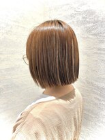 ルクール 東三条店(Le Coeur) 切りっぱなしボブ/ことりベージュ/ハイライト/20代/30代