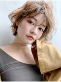 カジュアルウェーブ_ココアブラウンフリンジウェーブ_77496