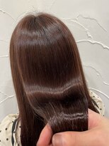 アン(Hair make un)&nbsp;【髪質改善】ラベンダーピンクカラー+オッジオット