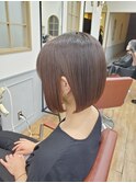 丸み切りっぱなしボブ☆