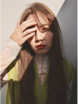 ヘアーアンドアトリエ マール(Hair&Atelier Marl) 【Marl】フォギーベージュカラー×無造作ロング