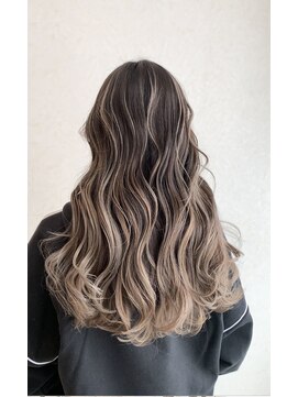 リード バイ ラグーン(LEAD by LAGOON) バレイヤージュグレージュハイライトダブルカラーケアブリーチ