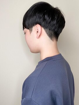 トップヘアーラウンジ 知立(TOP HAIR Lounge) 綺麗めグラデーションマッシュ/アッシュブラック