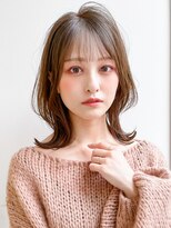 アグノス 青山(Agnos) 薄めバング大人可愛い外ハネボブヘルシースタイル結べるボブ