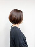《TOPHAIR 玉島店/ もも》ナチュラルショートボブ