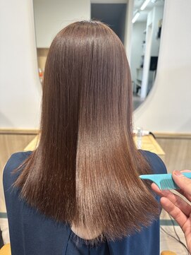 シダミノオ(sida MINOH) 20代30代40代50代/フルバング/似合わせカット/レッドブラウン