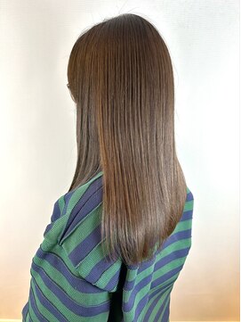 ヘアデザイン アンジェロカフェ(Hair Design Angelo cafe) まろやか艶ベージュ