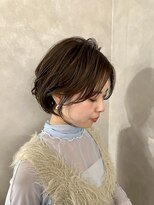 ハルキ ミナト ジャパン オオサカ(HARUKI MINATO japan OSAKA)&nbsp;40代50代小顔似合わせカットくびレイヤーエモージュ大人可愛い