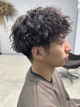 リット×ベリエ(Lit.×belier) メンズパーマ波巻きパーマスパイラルパーマツイストパーマ鹿児島