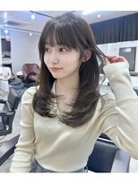 ビューブルー 亀戸錦糸町(VIEW BLUE)&nbsp;美髪カールシアーカラーピンクブラウンエアリーロングセミディ