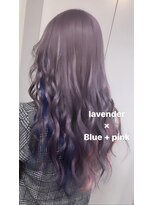 アーチフォーヘア 心斎橋店(a-rch for hair)&nbsp;ラベンダーカラー×ブルー+ピンク