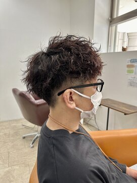 アート(art) ツイストスパイラルパーマ/メンズショート