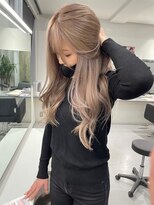 キング(K!ng)&nbsp;ハイライトカラーミルクティーベージュケアブリーチダブルカラー