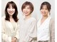イーズヒュウ(ease HUE.)の写真/髪質改善/白髪ぼかしが話題◎女性目線の提案と感性、丁寧な施術でなりたいを叶えるベテラン女性stylist勢揃