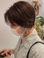 オズ 安積店(OZ) 黒髪ボブルフネビージュ小顔ワンレン