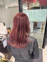 アイズ 本厚木(AIZU)&nbsp;バレイヤージュ ボルドーカラー