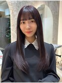 メルティーカラー 顔周りカット