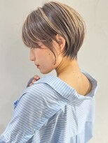 ショートボブ髪型30代40代50代前髪あり前髪なし面長丸顔【荒牧】